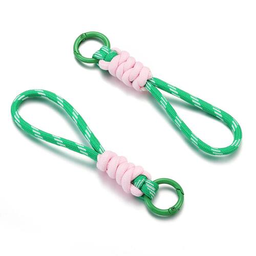 Creative Hand Woven Keychain For Mobile Phone Lanyard Anti L - 图1