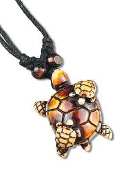 Animal Necklace Spring Leg Small Turtle Resin Jewelry Pendan