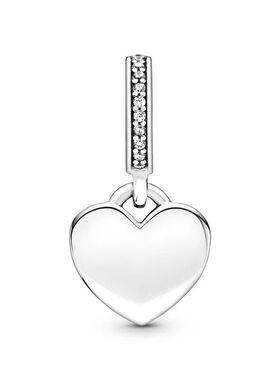 New Hot Sale Sparking Heart Clip Star Charm Beads Dangle Ori