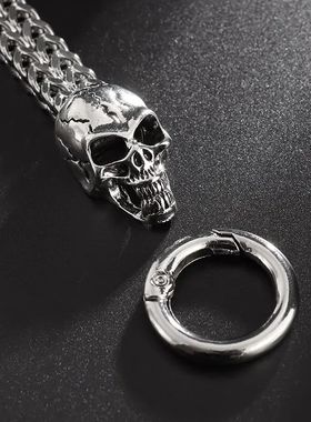 Hot Selling ClassicPunk Stainless Steel Skull Bracelet Men\