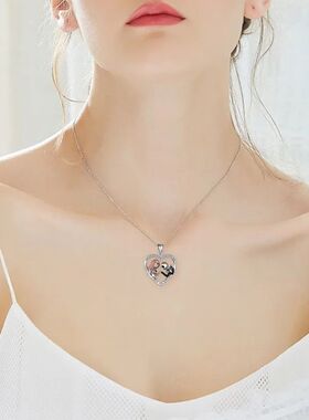 The Nightmare Before Christmas Necklace Women Jack Sally Sil