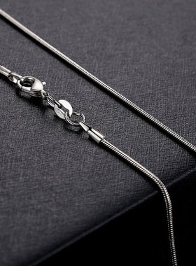 1mm Snake Bone Chain Silver Plated Snake Chain Silver Jewelr