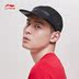 Li Ning Disney Mickey tên chung mũ phẳng nam mũ nữ 2019 mũ thể thao màu đen mới AMYP276 - Mũ thể thao nón kết hàng hiệu Mũ thể thao