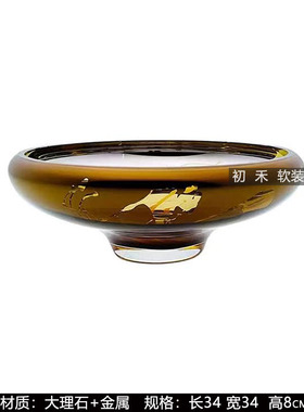 代中式样板间客厅茶几摆件