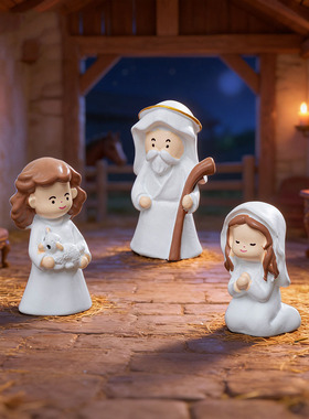 跨境外贸微景观创意Q版小人萌粒公仔DIY饰品迷你桌面车载树脂摆件