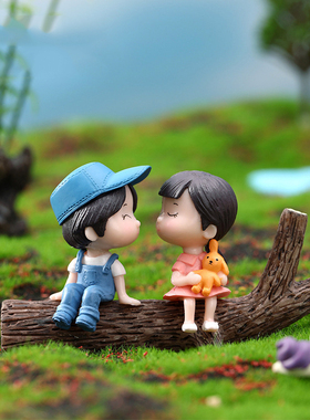 微景观简约现代创意树脂工艺品写实树桩树枝园艺盆栽装饰品小摆件