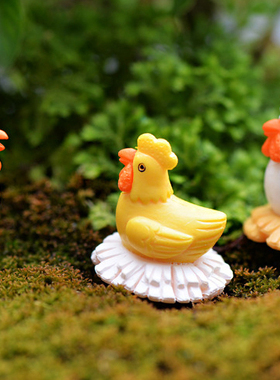 微景观摄影可爱风pvc小公仔摆件