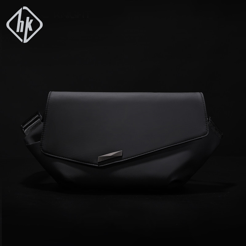 男士单肩潮牌休闲大容量胸包斜挎包 hk箱包男士包袋