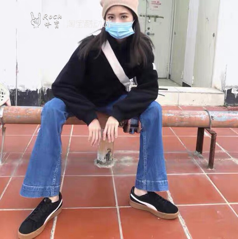 彪马Puma Vikky Platform 黑棕蕾哈娜松糕厚底增高板鞋363287-10-Rock 体育- 淘优券