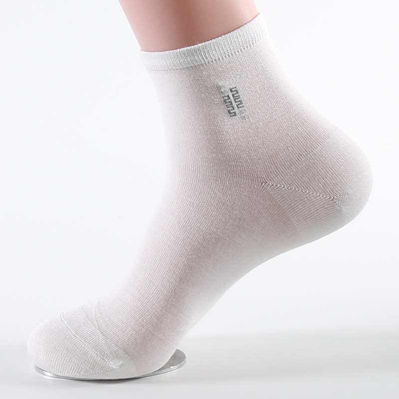 冬爱3双装男中筒透气吸汗绢丝袜子 冬爱短袜/打底袜/丝袜/美腿袜