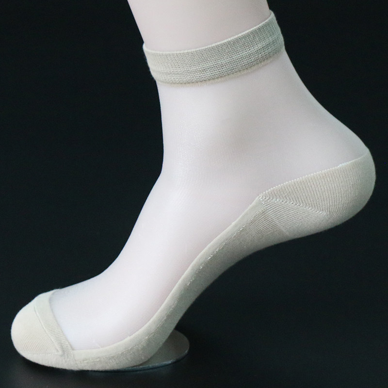 冬爱6双装夏季防滑棉底玻璃丝袜 冬爱短袜/打底袜/丝袜/美腿袜