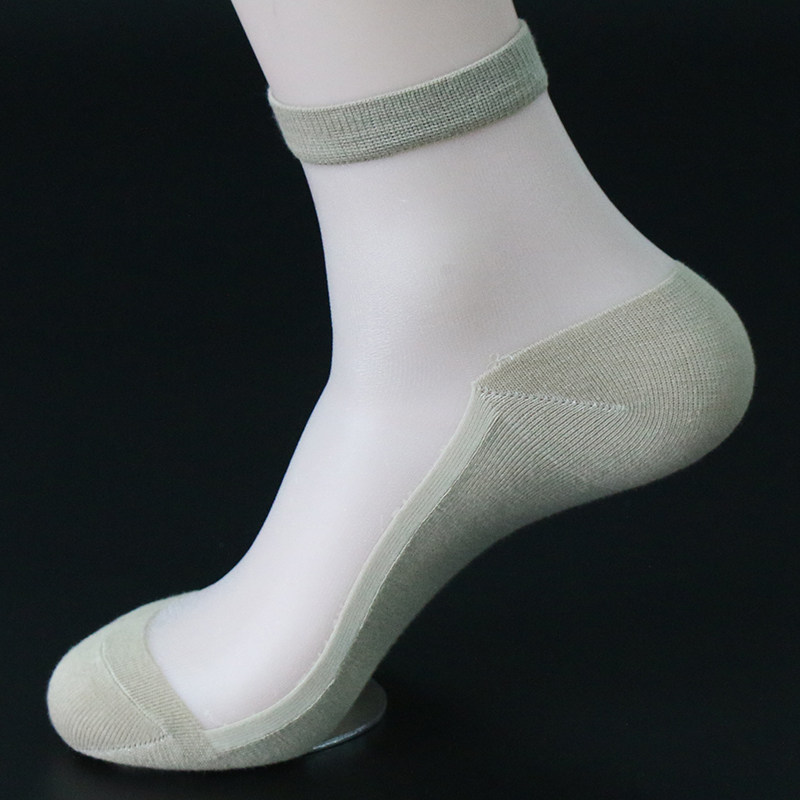 冬爱6双装夏季防滑棉底玻璃丝袜 冬爱短袜/打底袜/丝袜/美腿袜