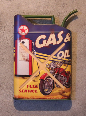 旧时光铁皮装饰摆件美式复古玄关