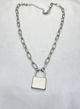 五角星锁扣简约个性百搭项链女