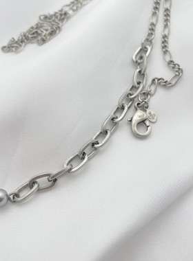 合金女小众品牌毛衣链腰链