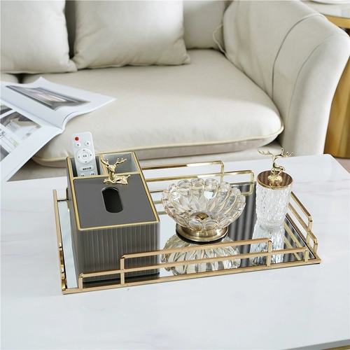 Салфетки, универсальный пульт, коробка для хранения, легкий роскошный стиль, европейский стиль