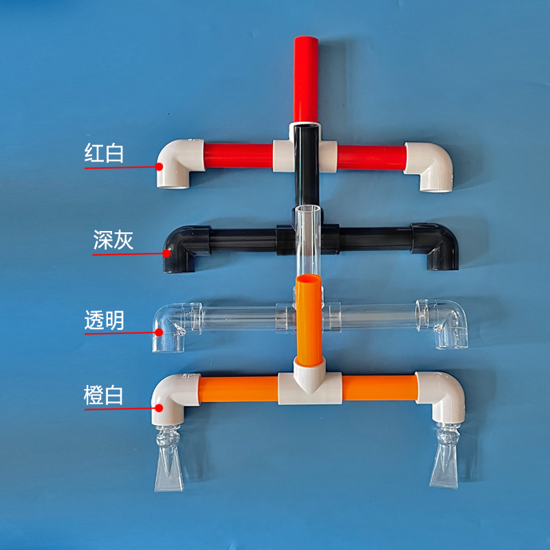 背包出水口鸭嘴出水 牛角出水口底滤鱼缸上水鸭嘴弯头透明管出水 - 图2