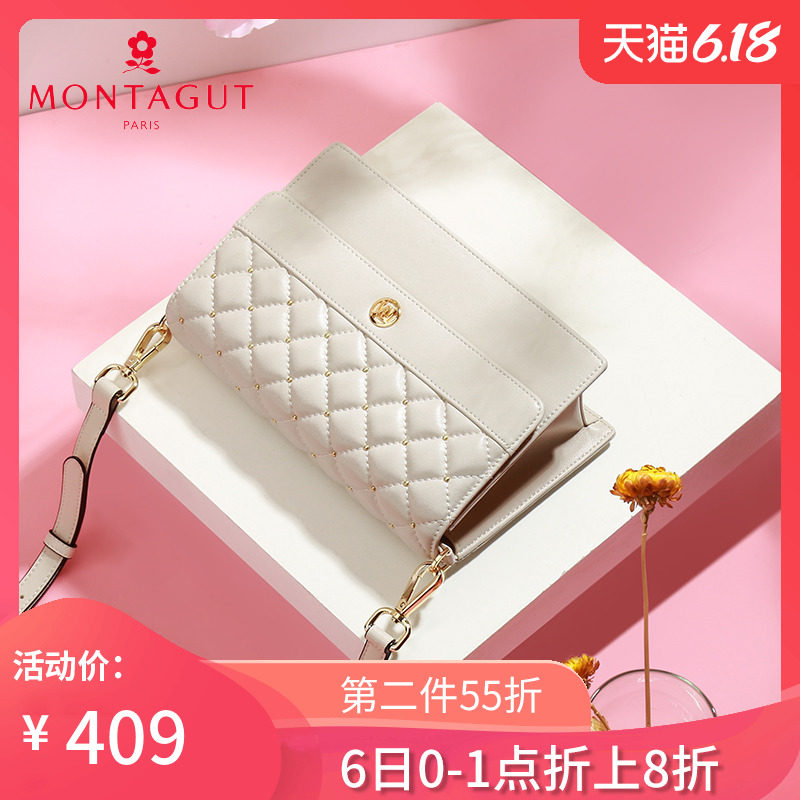 梦特娇单肩2020新款洋气斜挎包包 梦特娇米时代女士包袋