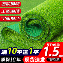 Simulation Lawn Carpet Fake Turf Green Plastic Walled Shield Artificial Meadow Mat Kindergarten Artificial Ground Mat Outdoor