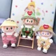 1st, 2nd and 3rd generation keychain Labubu clothes pendant Labubu baby clothes summer watermelon overalls suit cute