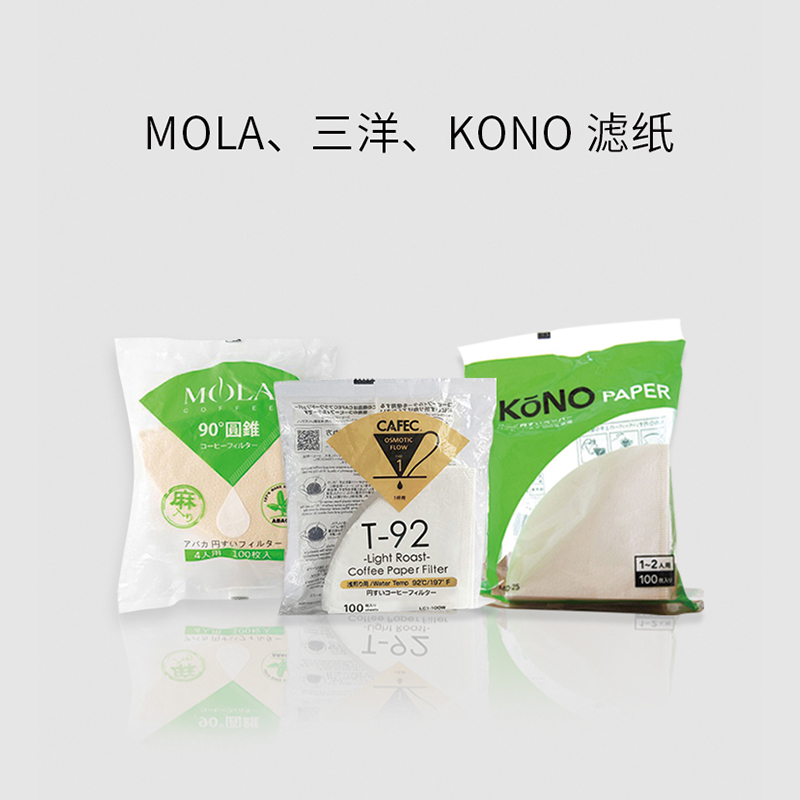 手冲v60咖啡滤纸 日本mola麻纤维kono名门三洋烘焙watchget过滤纸 - 图0