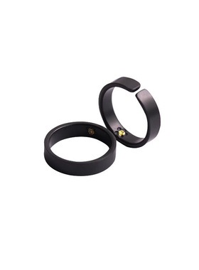 《不以物喜已悲》文艺对戒男情侣戒指学生简约风高级复古潮流饰品