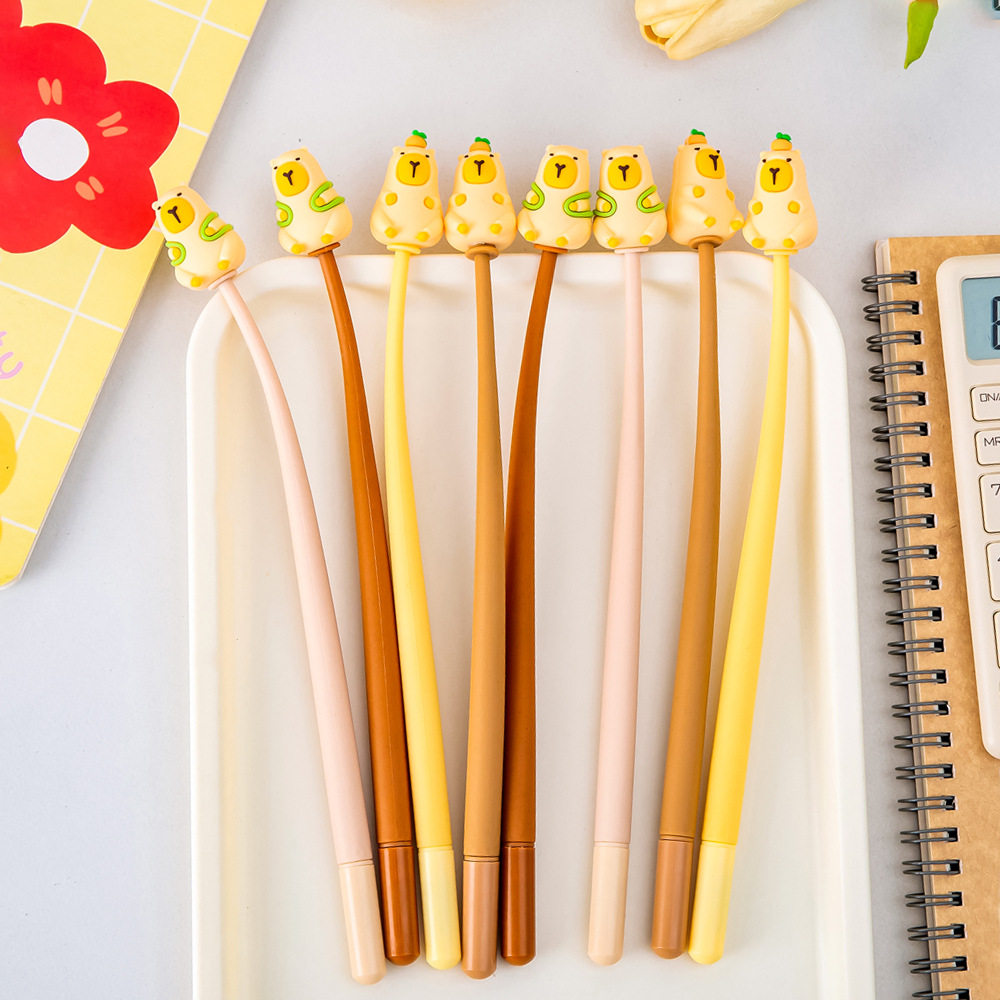 小学生奖励小礼品卡皮巴拉中性笔创意实用幼儿园奖品儿童文具礼物