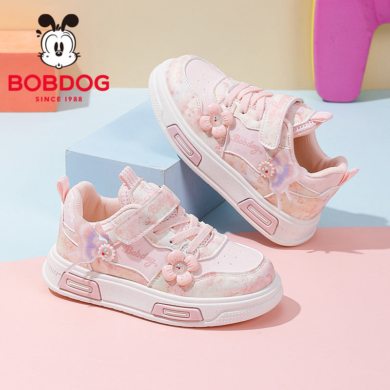 巴布豆童鞋女童板鞋2025新款秋季超火女宝鞋女大童小学生儿童鞋子