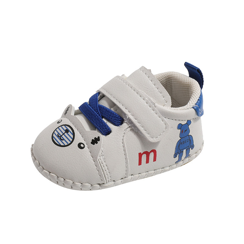 一岁女宝宝单鞋软底学步鞋春秋0-6-12月婴儿鞋子婴幼儿卡通防掉