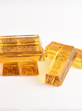 结婚开业装饰摆件金条