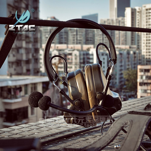 ZTAC元素拾音降噪Comtac2/C2耳机IPSC战术通讯军迷真人吃鸡CS道具 - 图0