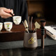 A complete collection of tea ceremony household purple sand tea ceremony accessories. A complete collection of tea ceremony Liujunzi solid wood tea set accessories. A complete collection of pot-raising pens and tea scrapers.