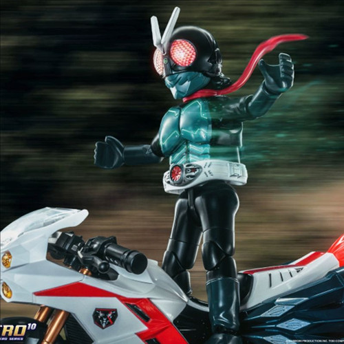 布鲁可积木人新假面骑士经典组合版第1号&旋风号摩托车模型手办 - 图3