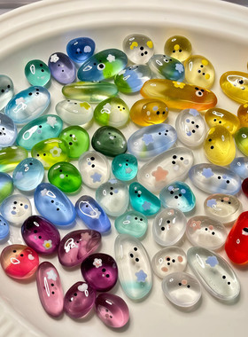 可爱治愈宠物小石头解压摆件