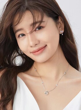 莫比乌斯环百搭纯银 2022年夏季新款三秒心动项链女小众感锁骨链