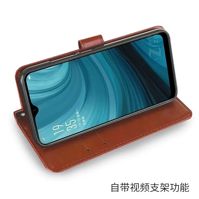 OPPOA7X手机壳PBBT00保护皮套oppoA7翻盖式防摔软硅胶全包边外壳