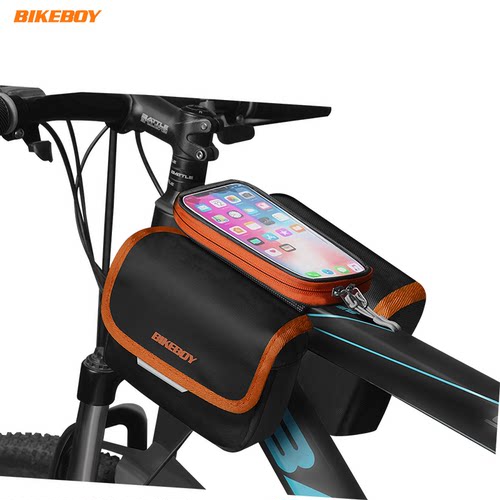 自行车前梁包山地车手机防水包单车配件前挂车把包上官包骑行装备 - 图3
