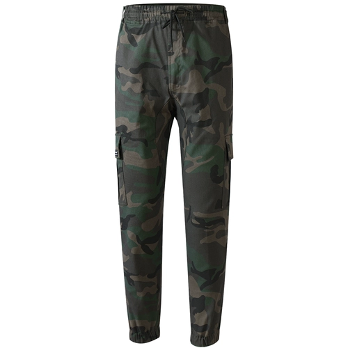 Осенние хлопковые камуфляжные износостойкие штаны с молнией, защита от ожогов