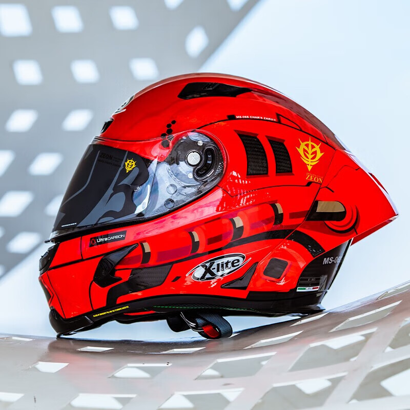 意大利进口nolan诺兰Xlite X803RS摩托赛车头盔碳纤维高达联名款-图0