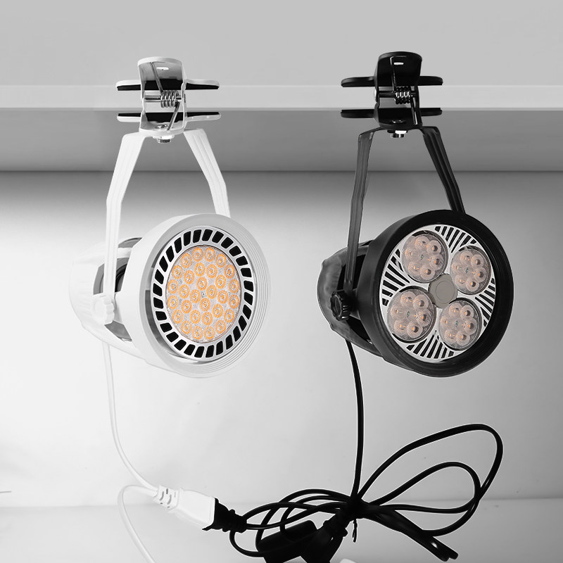 led夹子射灯免接线服装店铺超亮移动聚光串联展会插电式摆摊商用,淘宝优惠券,粉丝福利购,淘宝优惠卷