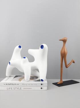 现代卡通树脂工艺品摆件客厅卧室电视柜入户玄关家居装饰热卖新款