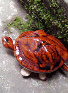 老库存招财小钱龟陶瓷