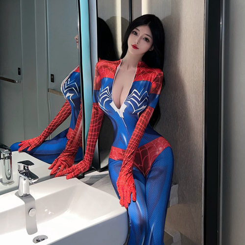 内衣 角色扮演制服诱惑Cosplay蜘蛛侠服激情整单免脱可以 - 图2