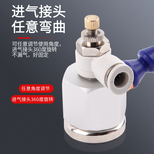 机床冷却管吹气嘴磁座双头喷水嘴喷油管圆车床气管万向竹节管喷嘴 - 图1