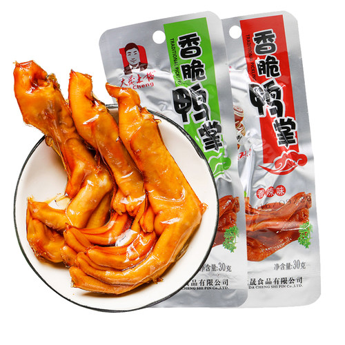 大晟土楼香脆鸭掌龙岩客家泡鸭爪特产休闲零食包邮永定土楼风味 - 图3