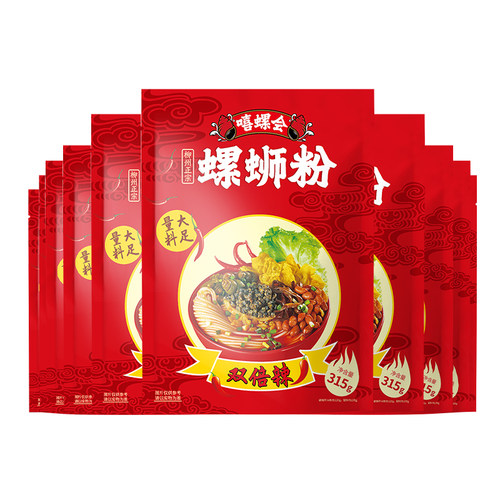 【10袋装】嘻螺会螺蛳粉广西经典原味螺狮粉柳州正宗螺丝粉速食粉 - 图3