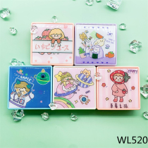 New Cartoon Cute Simple Contact Lens Box Beauty Pupil Box Care Box Companion Box WL520