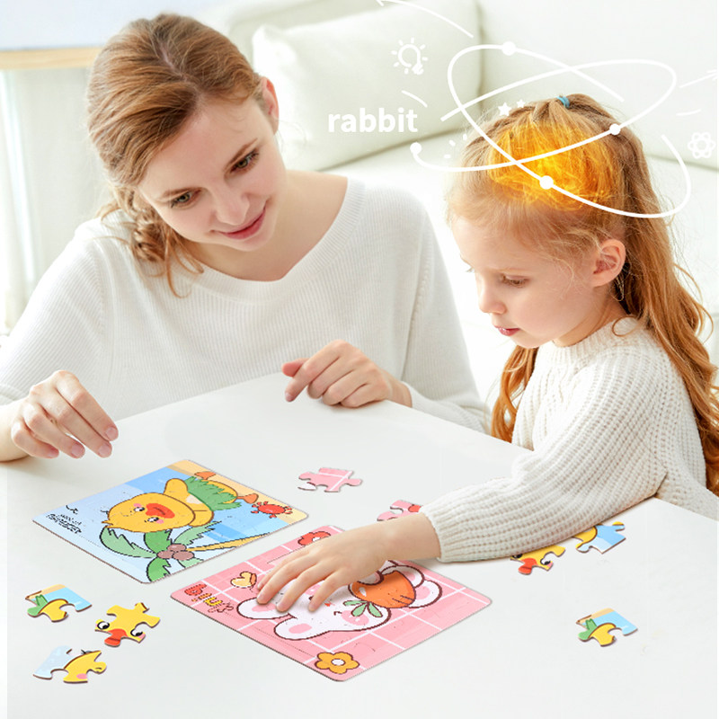 Huidi Bear Animal Car Puzzle Paper