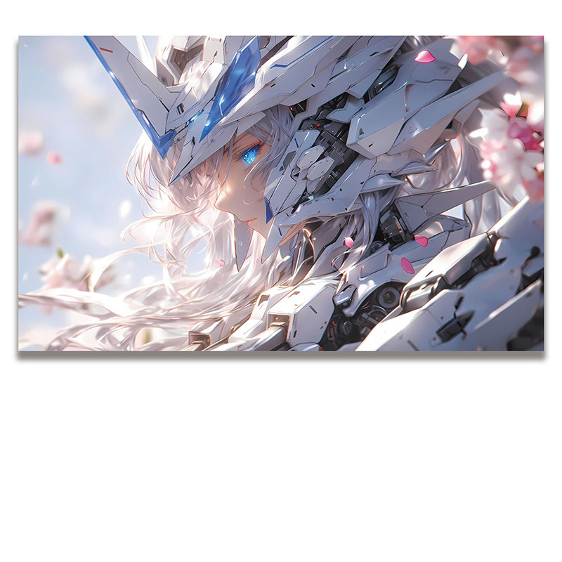 机甲高达动漫海报超大墙贴科幻未来战士赛博风格来图定制,淘宝优惠券,粉丝福利购,淘宝优惠卷