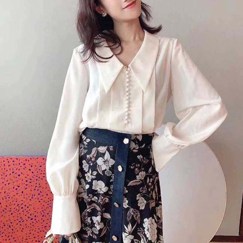 阿玛施旗舰店官网2020秋款女装衬衫 魅言服饰衬衫